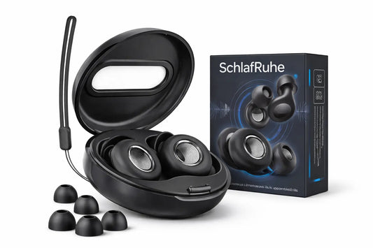 SchlafRuhe – Geräuschreduzierende Ohrstöpsel für ungestörten Schlaf
