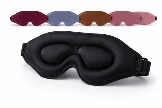 SchlafDunkel – Lichtdichte 3D Schlafmaske für tiefen Schlaf